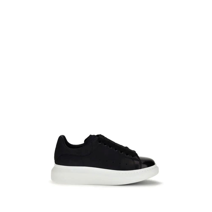 Alexander McQueen Blue Calf Leather Bos Taurus Chunky Sneakers