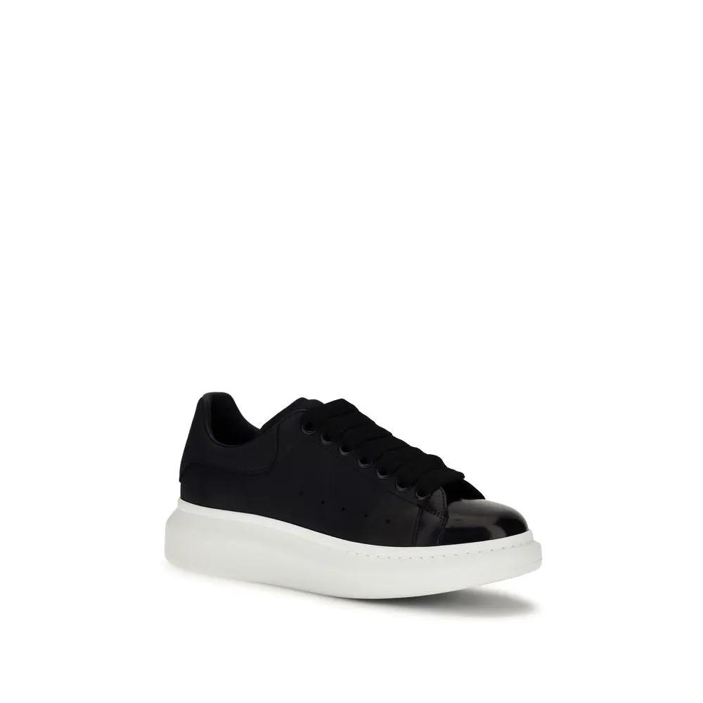 Alexander McQueen Blue Calf Leather Bos Taurus Chunky Sneakers