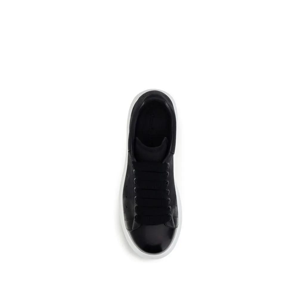 Alexander McQueen Blue Calf Leather Bos Taurus Chunky Sneakers