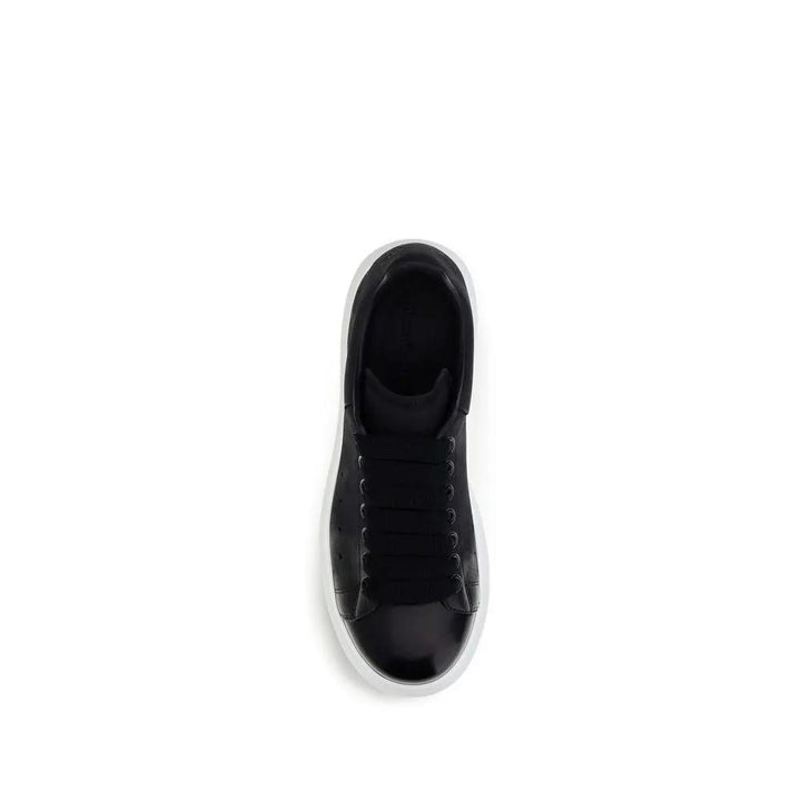 Alexander McQueen Blue Calf Leather Bos Taurus Chunky Sneakers