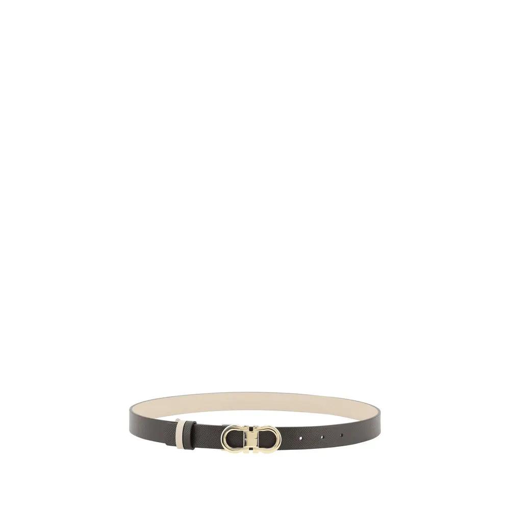 Ferragamo Brown Calf Leather Bos Taurus Regular Belt