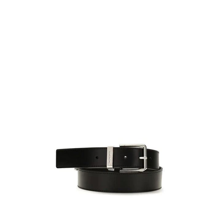Givenchy Black Calf Leather Bos Taurus Regular Belt