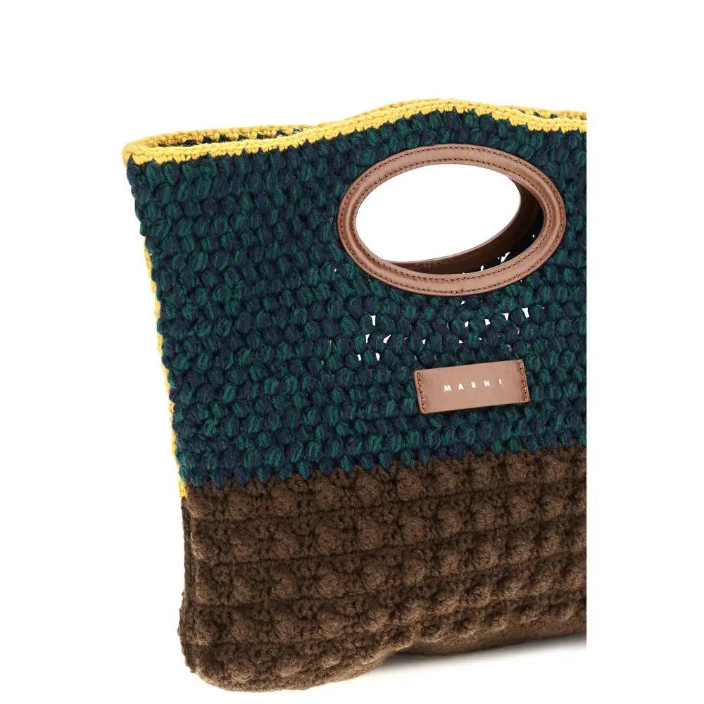 Marni Multicolor Wool Oves Aries Clutch Bag