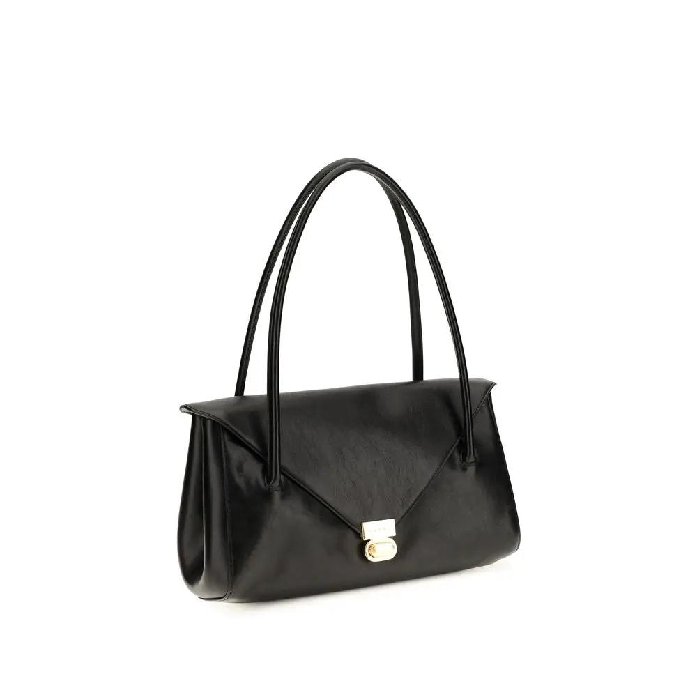 Marni Black Calf Leather Bos Taurus Shoulder Bag