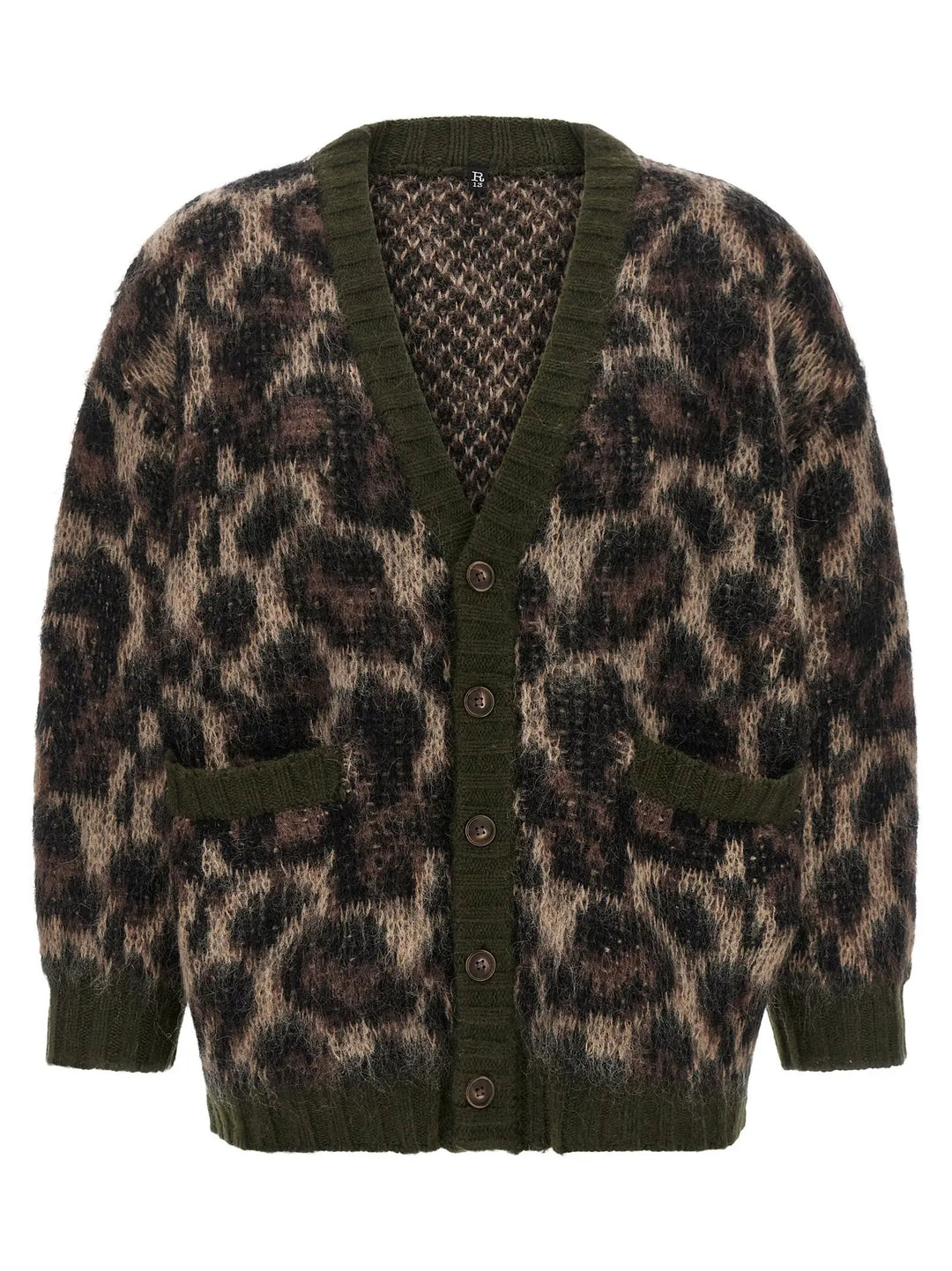 R13 Sample Sale | R13 Brown Nylon Cardigan - | Designer outlet