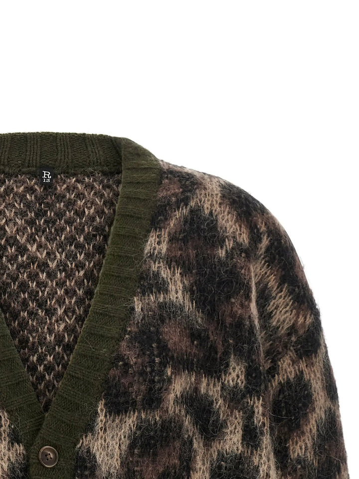 R13 Sample Sale | R13 Brown Nylon Cardigan - | Designer outlet
