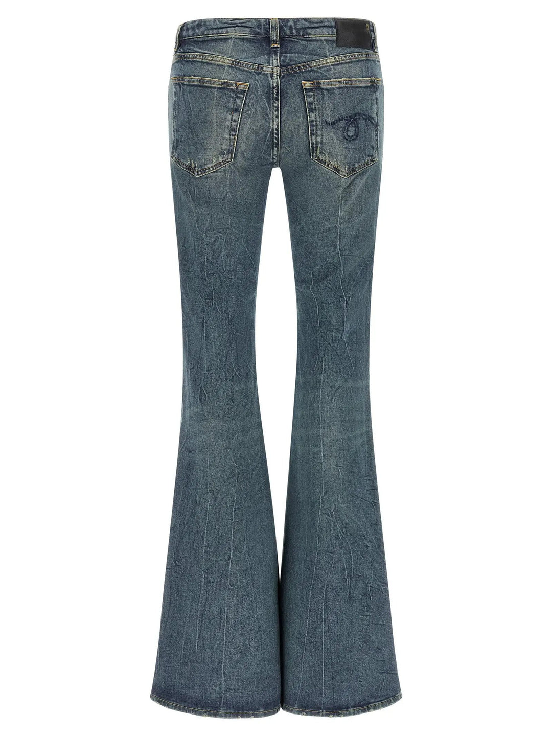 R13 Sample Sale | R13 Blue Cotton Flared Jeans - | Designer outlet