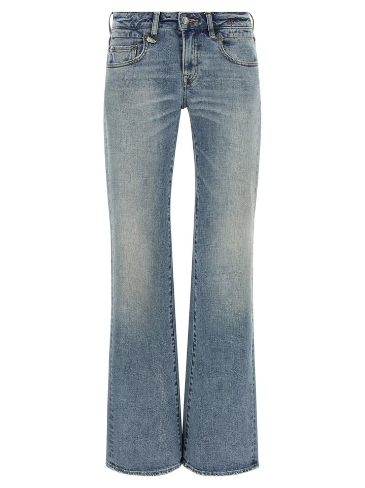 R13 Sample Sale | R13 Blue Cotton Flared Jeans - | Designer outlet