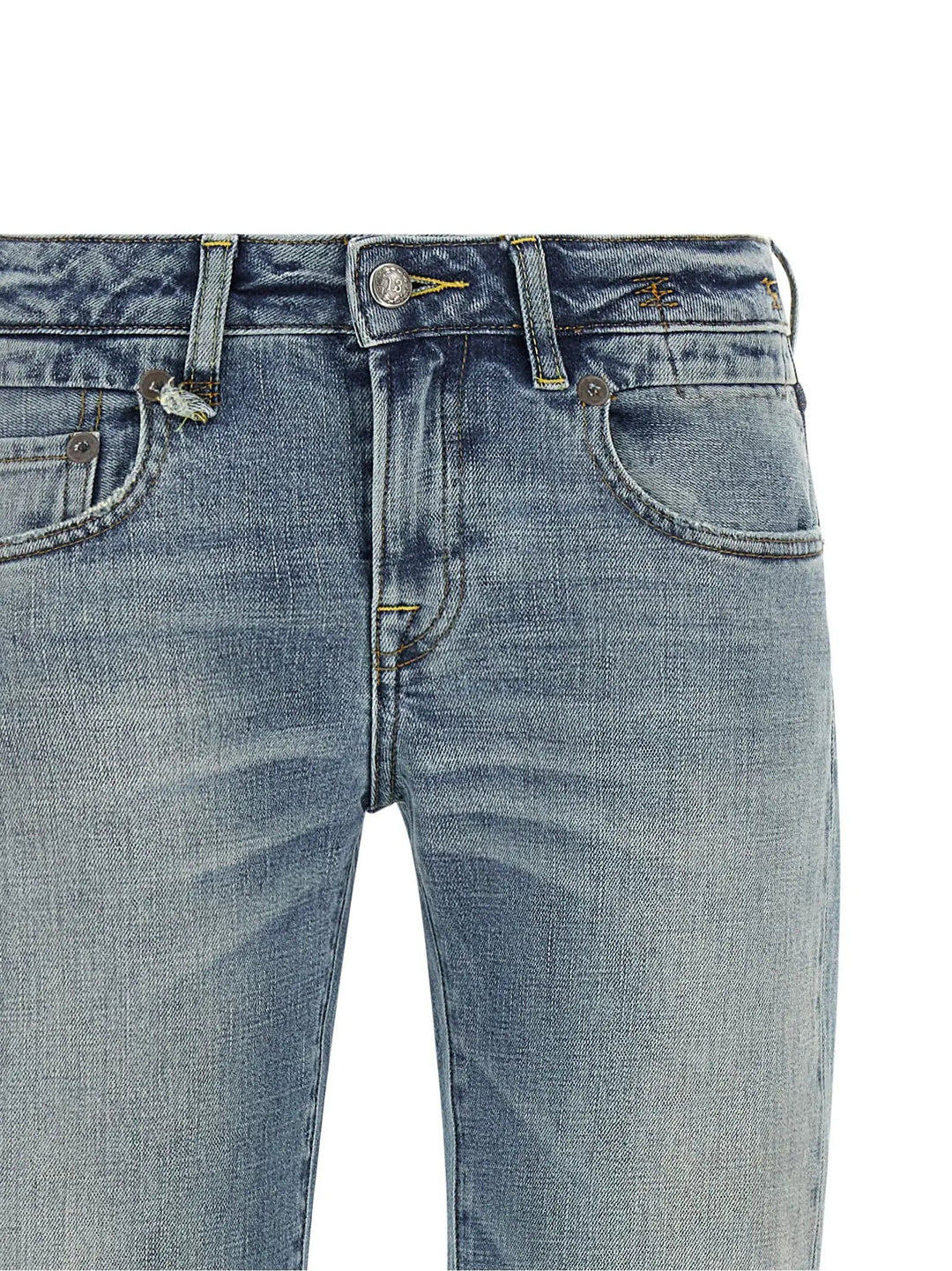 R13 Sample Sale | R13 Blue Cotton Flared Jeans - | Designer outlet