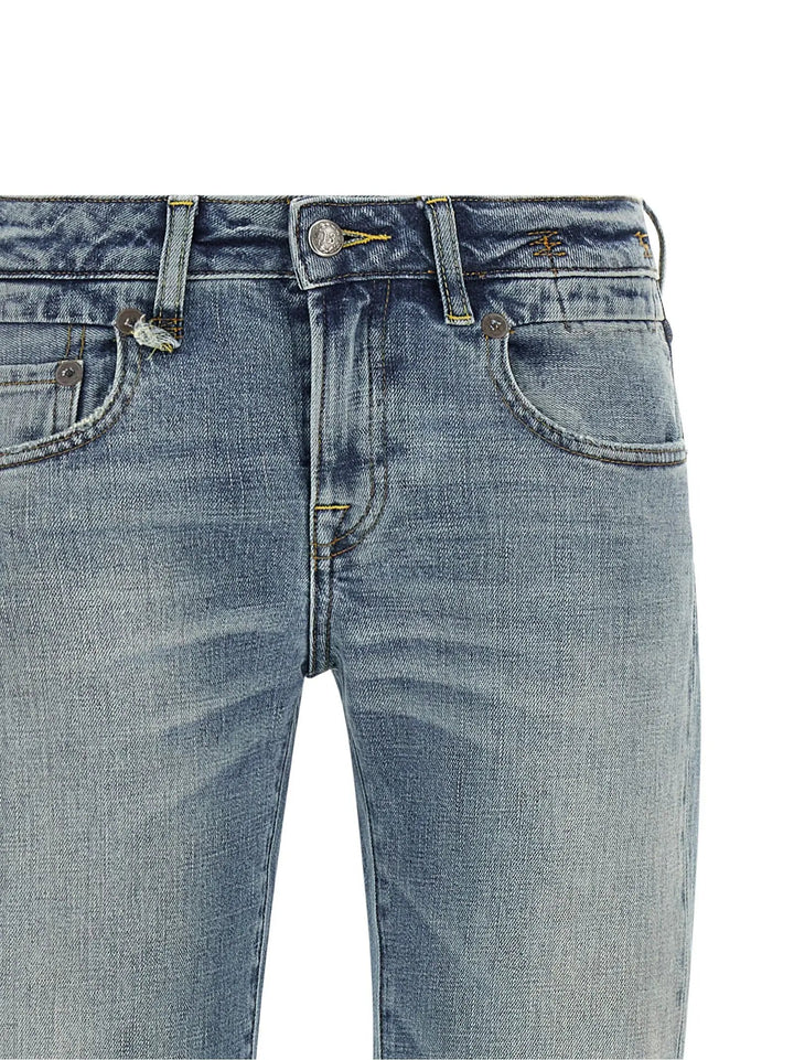 R13 Sample Sale | R13 Blue Cotton Flared Jeans - | Designer outlet