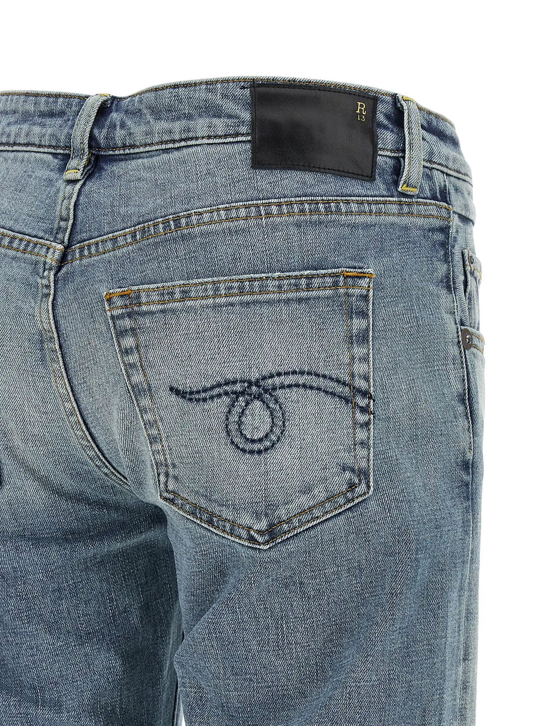 R13 Sample Sale | R13 Blue Cotton Flared Jeans - | Designer outlet