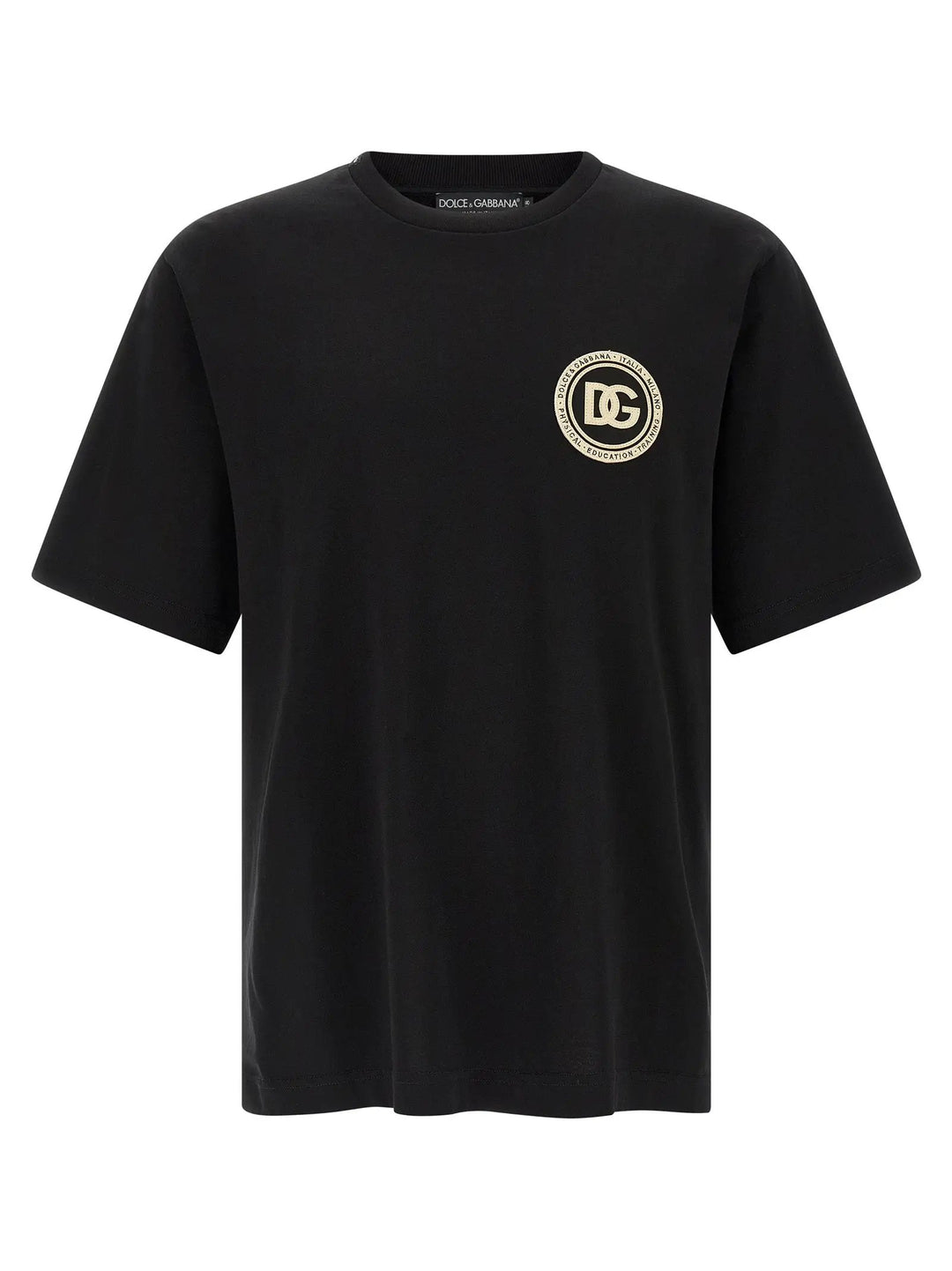 Dolce &amp; Gabbana Sample Sale | Dolce &amp; Gabbana Black Cotton T-Shirt - | Designer outlet