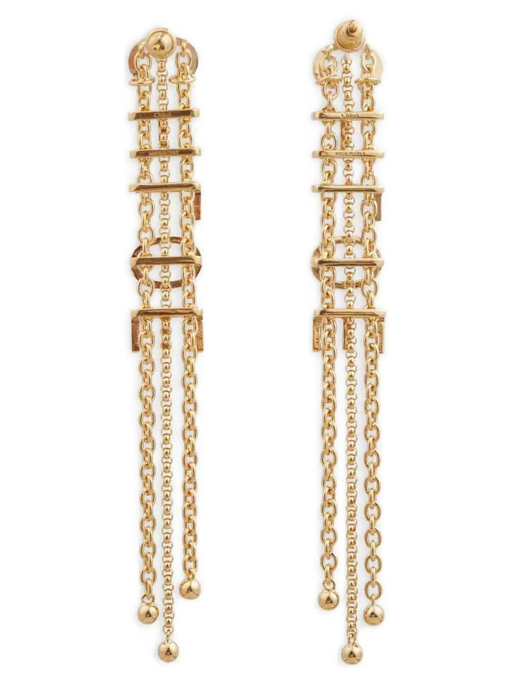 Chloé Sample Sale | Chloé Gold Brass Earrings - | Designer outlet