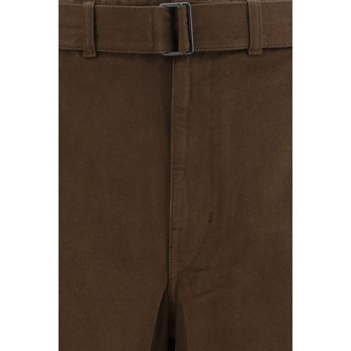 Lemaire Brown Cotton Casual Pants