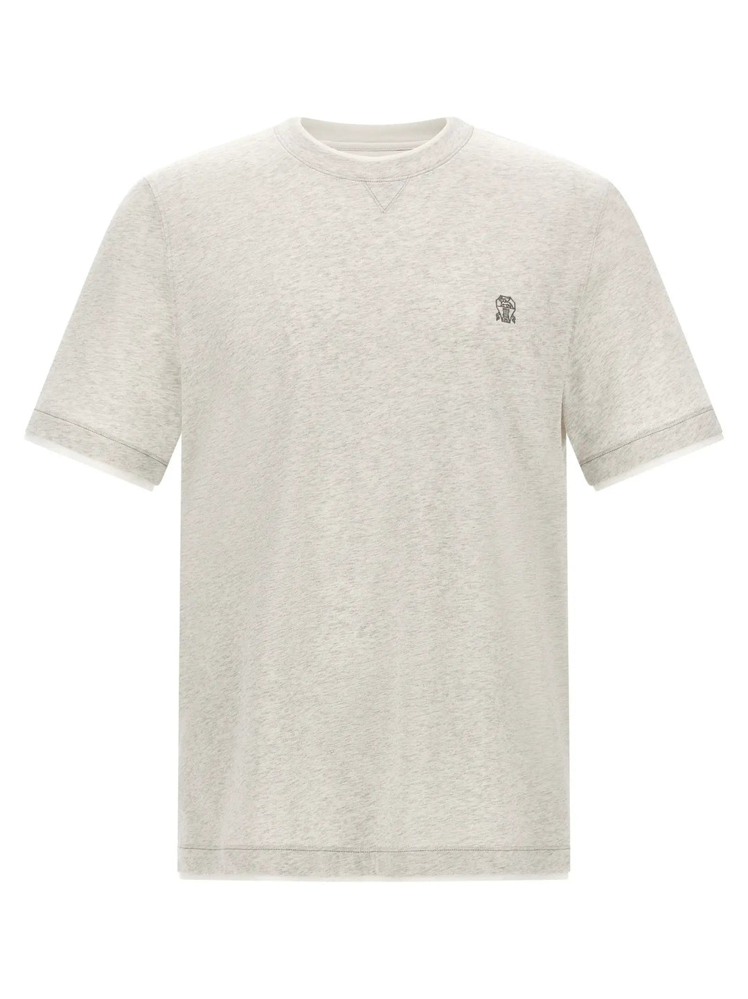 Brunello Cucinelli Sample Sale | Brunello Cucinelli Gray Cotton T-Shirt - | Designer outlet