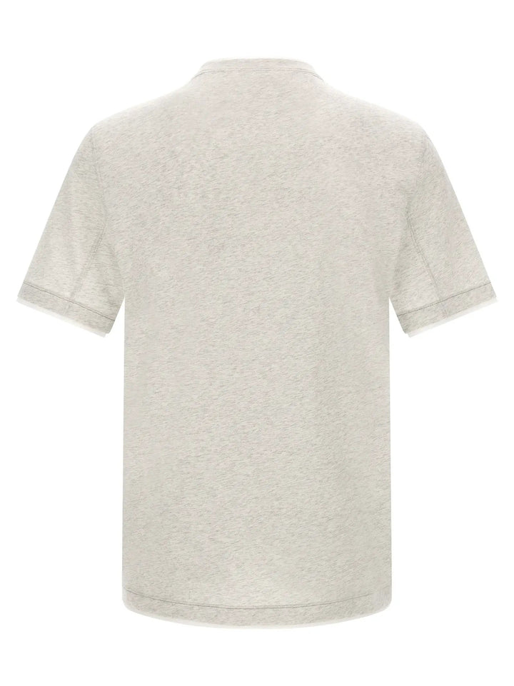 Brunello Cucinelli Sample Sale | Brunello Cucinelli Gray Cotton T-Shirt - | Designer outlet