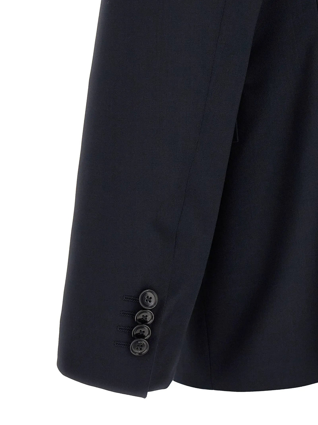 Hugo Boss Sample Sale | Hugo Boss Blue Virgin Wool Two-Piece Suit - | Designer outlet