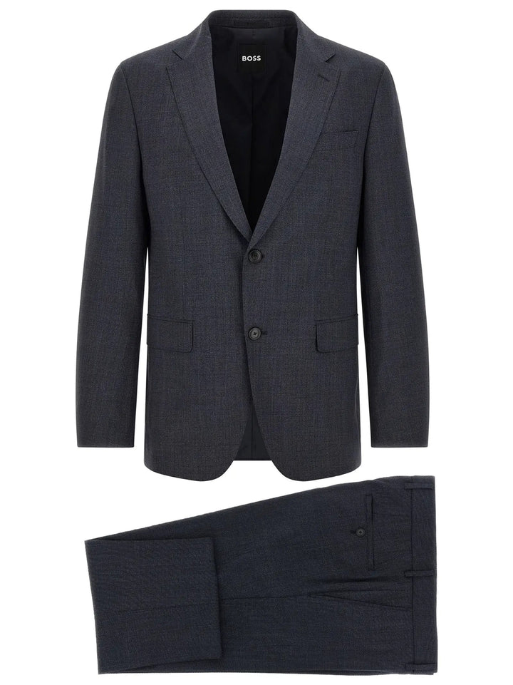 Hugo Boss Sample Sale | Hugo Boss Blue Polyester Two-Piece Suit - | Designer outlet