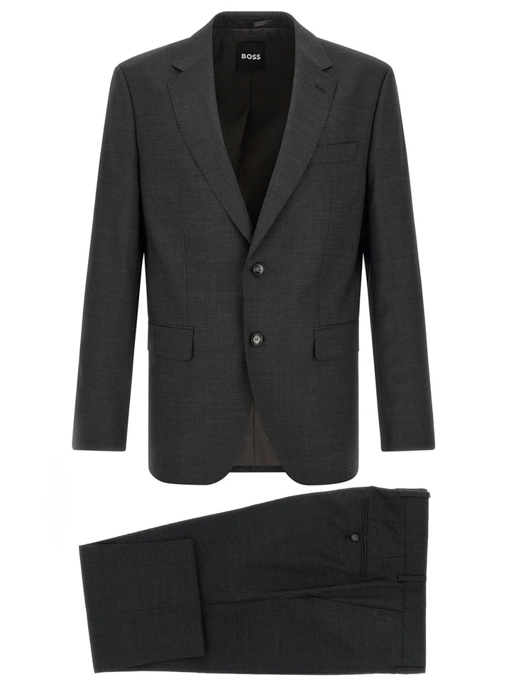 Hugo Boss Sample Sale | Hugo Boss Gray Virgin Wool Two-Piece Suit - | Designer outlet