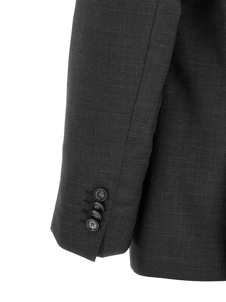 Hugo Boss Sample Sale | Hugo Boss Gray Virgin Wool Two-Piece Suit - | Designer outlet