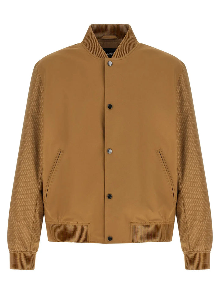 Hugo Boss Sample Sale | Hugo Boss Beige Polyester Bomber - | Designer outlet