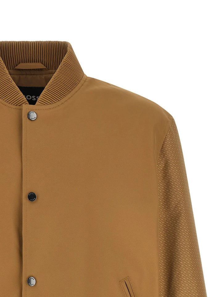Hugo Boss Sample Sale | Hugo Boss Beige Polyester Bomber - | Designer outlet