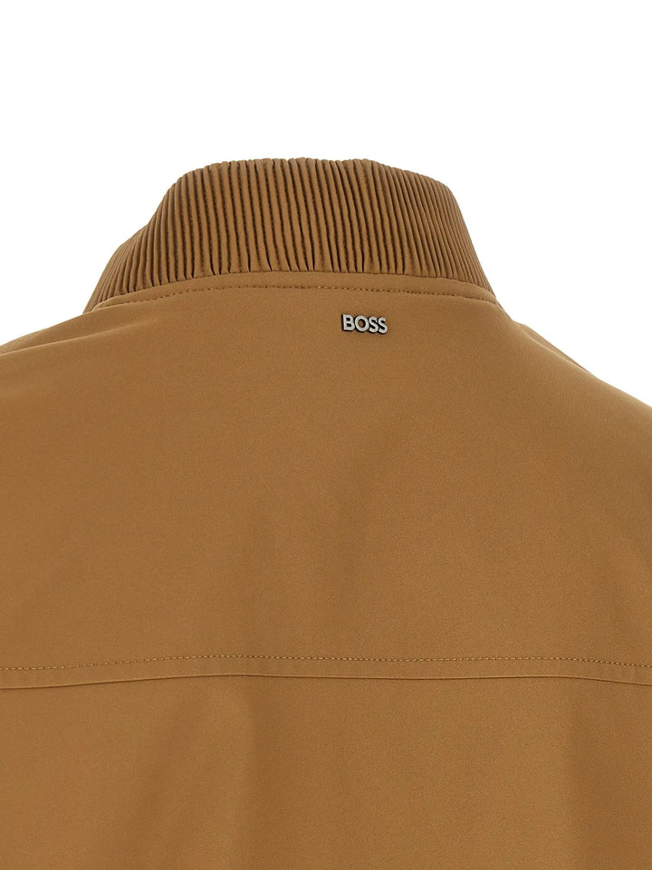 Hugo Boss Sample Sale | Hugo Boss Beige Polyester Bomber - | Designer outlet