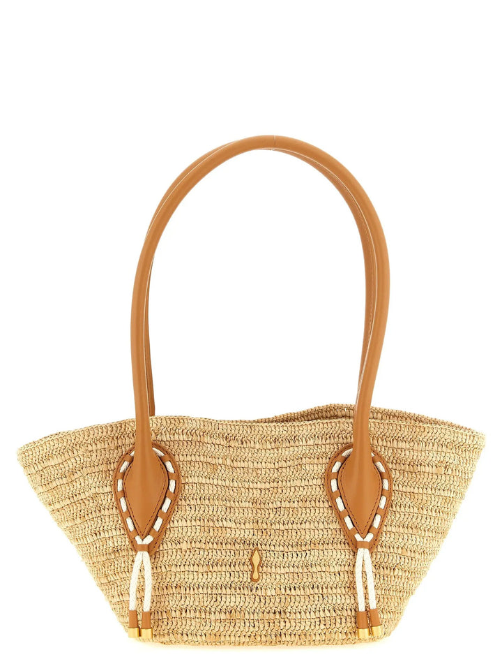 Christian Louboutin Sample Sale | Christian Louboutin Beige Raffia Tote Bag - | Designer outlet