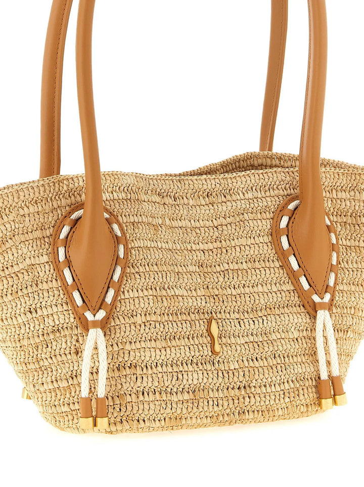 Christian Louboutin Sample Sale | Christian Louboutin Beige Raffia Tote Bag - | Designer outlet