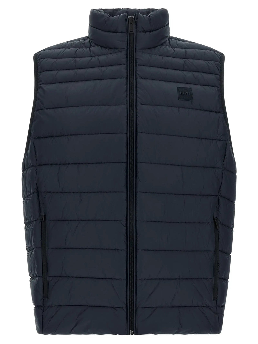Hugo Boss Sample Sale | Hugo Boss Blue Recycled Polyamide Sleeveless Jacket - | Designer outlet