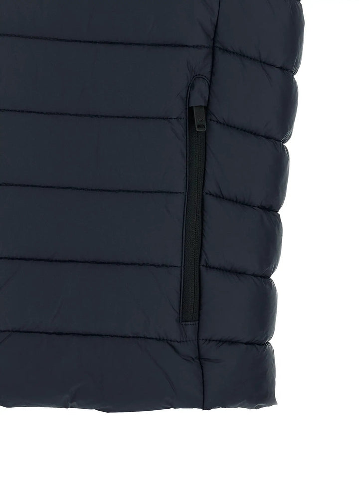 Hugo Boss Sample Sale | Hugo Boss Blue Recycled Polyamide Sleeveless Jacket - | Designer outlet