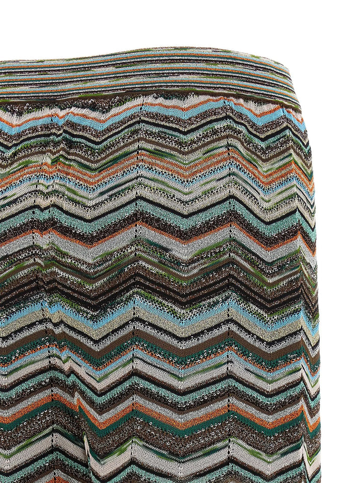 Missoni Sample Sale | Missoni Multicolor Viscose Flared Pants - | Designer outlet
