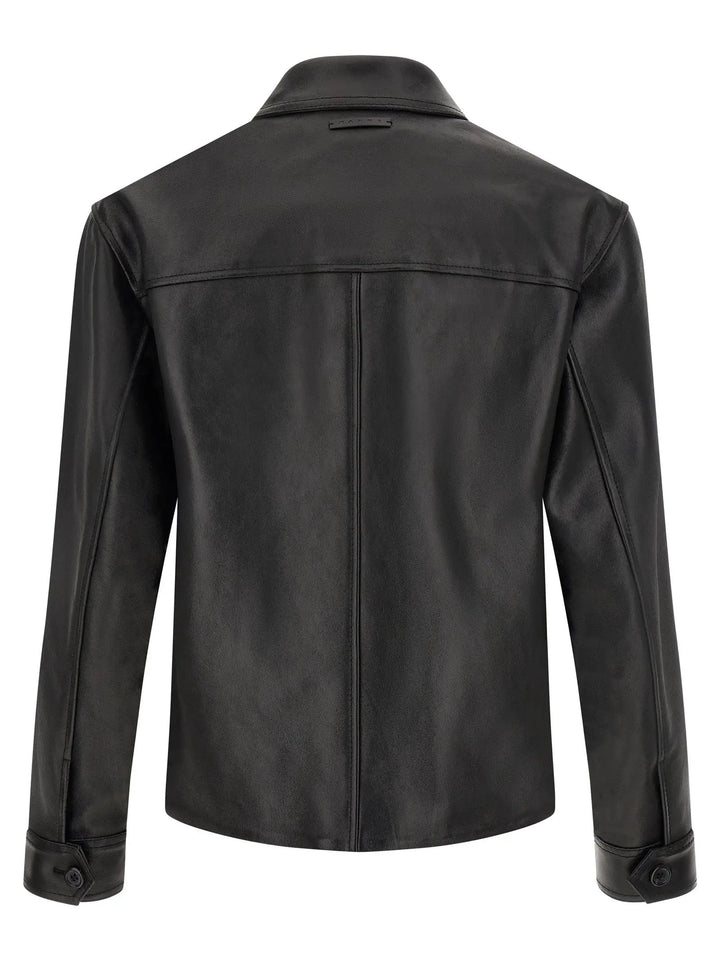 Marni Sample Sale | Marni Multicolor Calfskin Leather Jacket - | Designer outlet