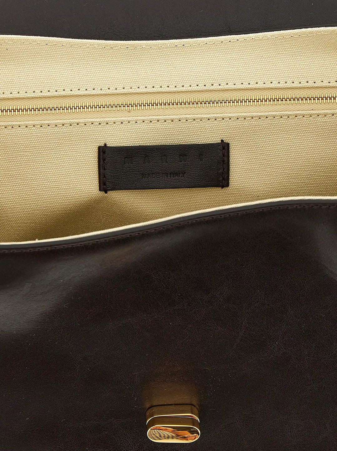 Marni Sample Sale | Marni Brown Calfskin Shoulder Bag - | Designer outlet