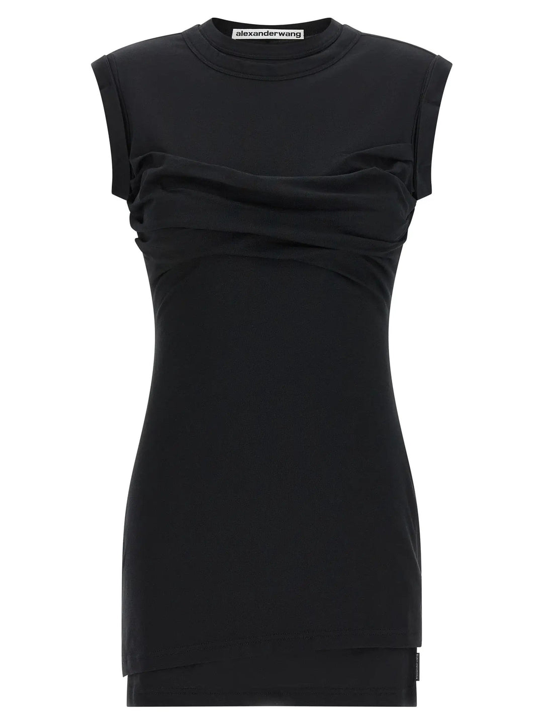 Alexander Wang Sample Sale | Alexander Wang Black Cotton Short Dress - | Designer outlet