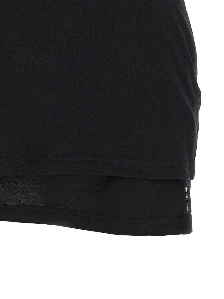 Alexander Wang Sample Sale | Alexander Wang Black Cotton Short Dress - | Designer outlet