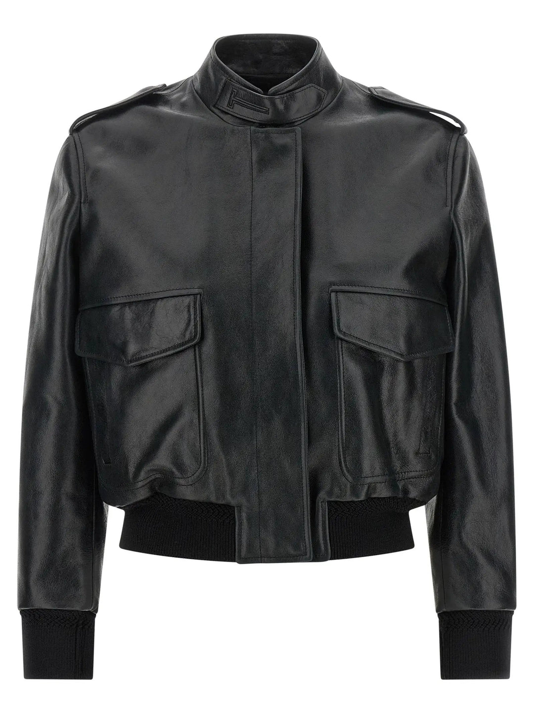 Tom Ford Sample Sale | Tom Ford Black Lamb Leather Leather Jacket - | Designer outlet