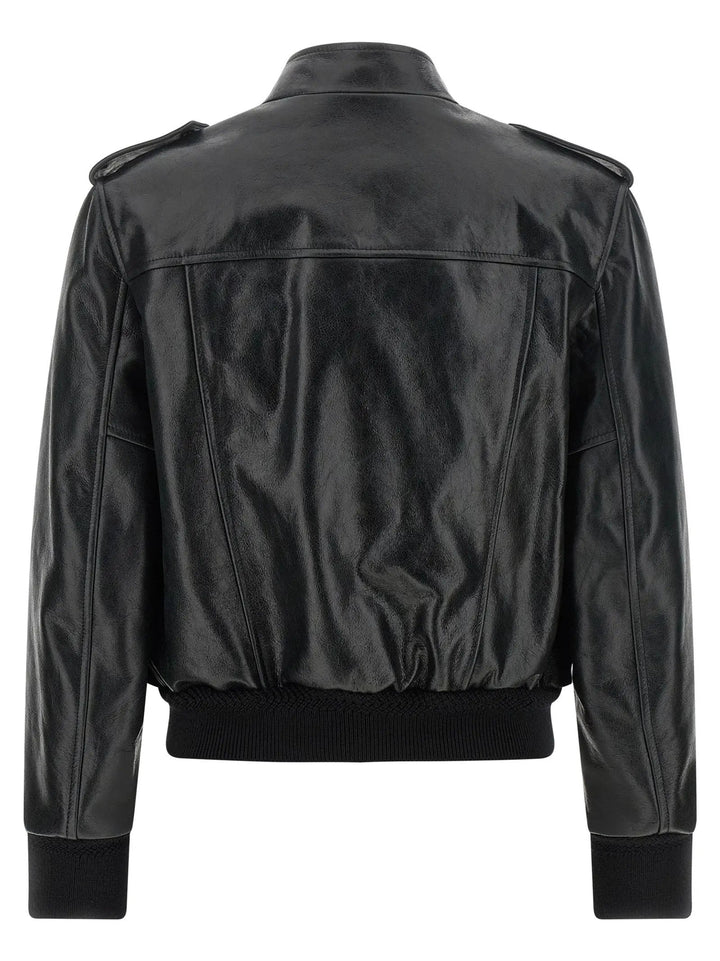 Tom Ford Sample Sale | Tom Ford Black Lamb Leather Leather Jacket - | Designer outlet