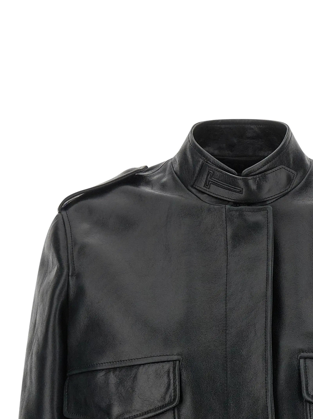 Tom Ford Sample Sale | Tom Ford Black Lamb Leather Leather Jacket - | Designer outlet