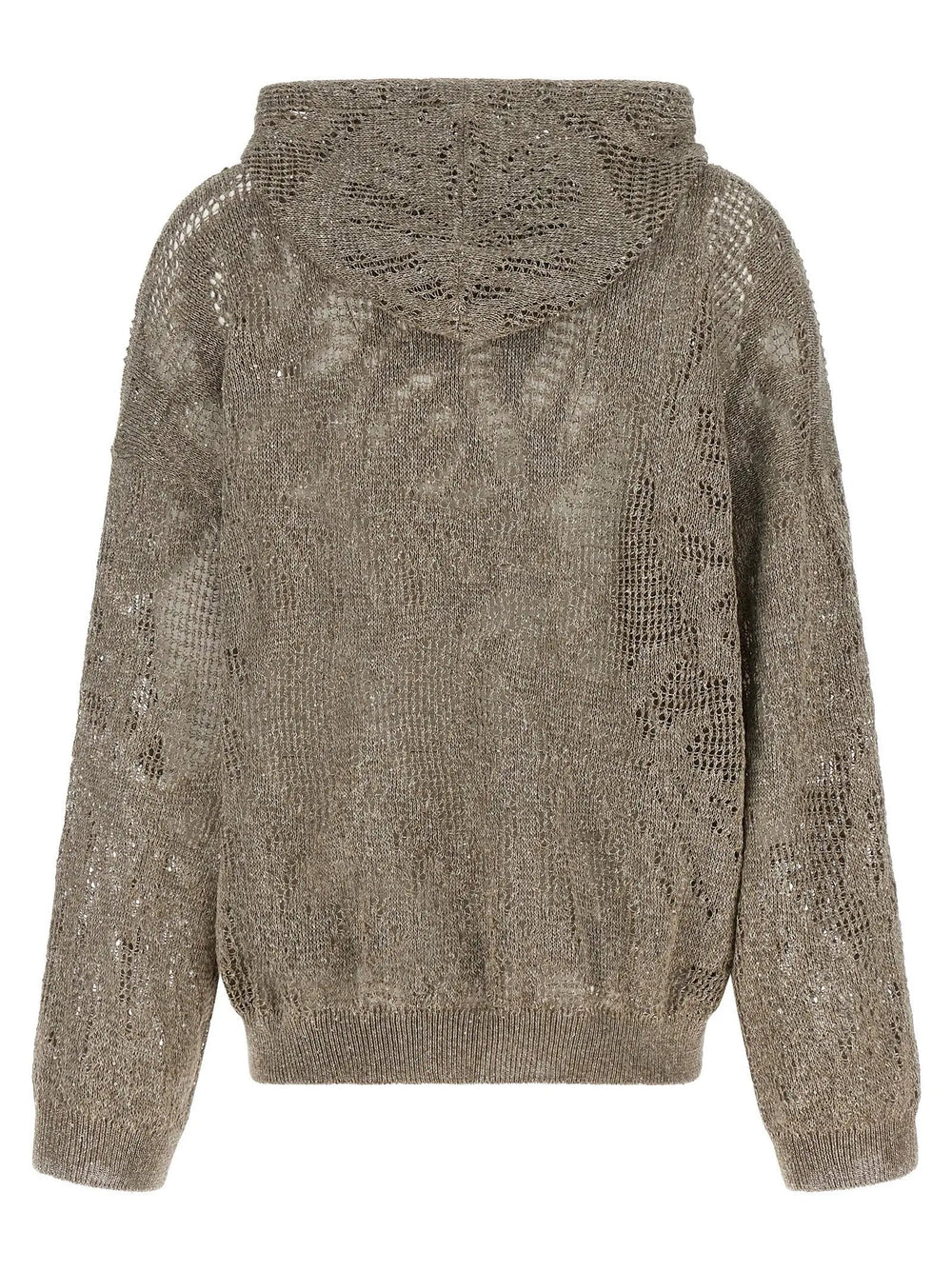Brunello Cucinelli Sample Sale | Brunello Cucinelli Brown Linen Cardigan - | Designer outlet