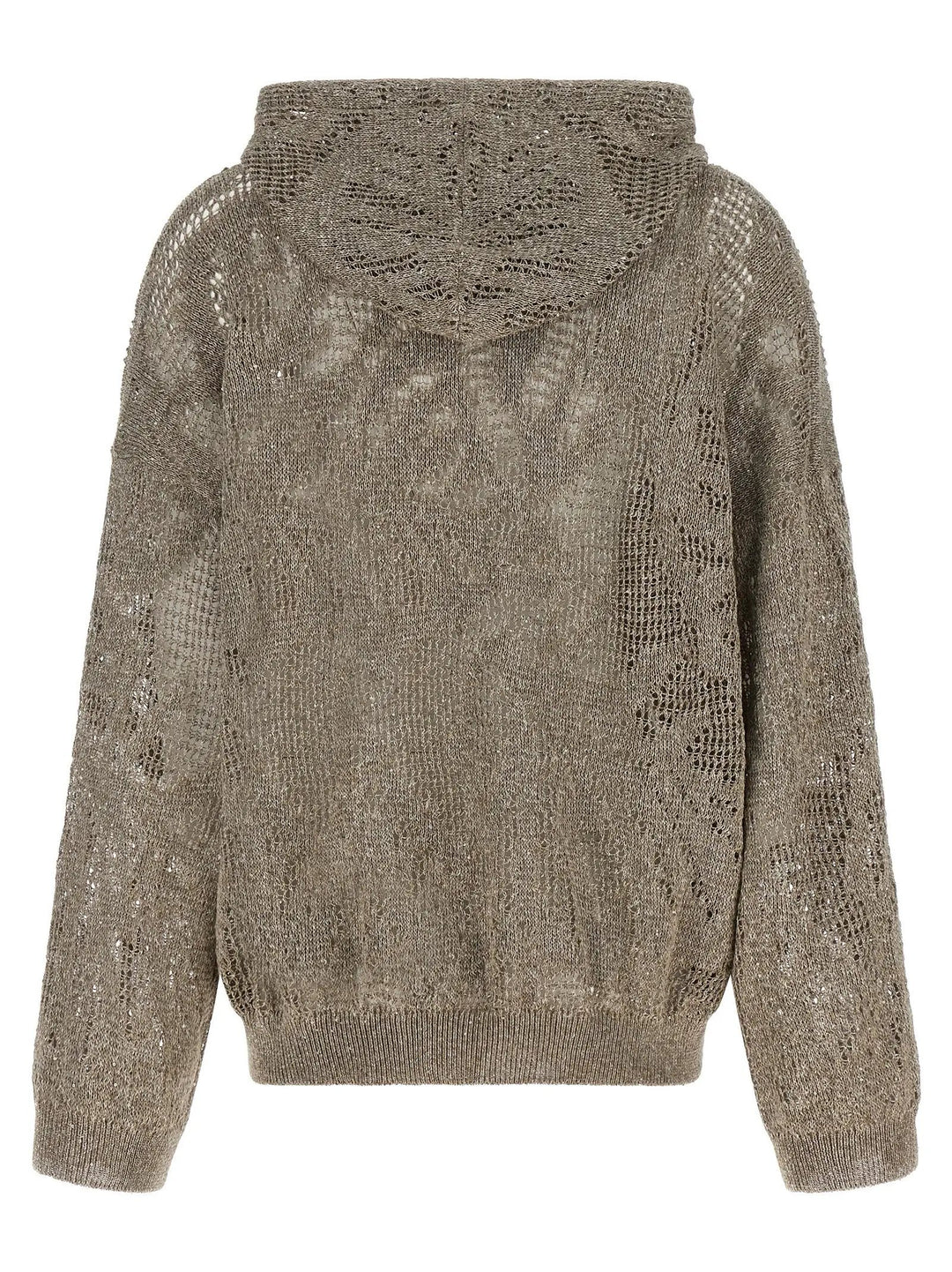 Brunello Cucinelli Sample Sale | Brunello Cucinelli Brown Linen Cardigan - | Designer outlet