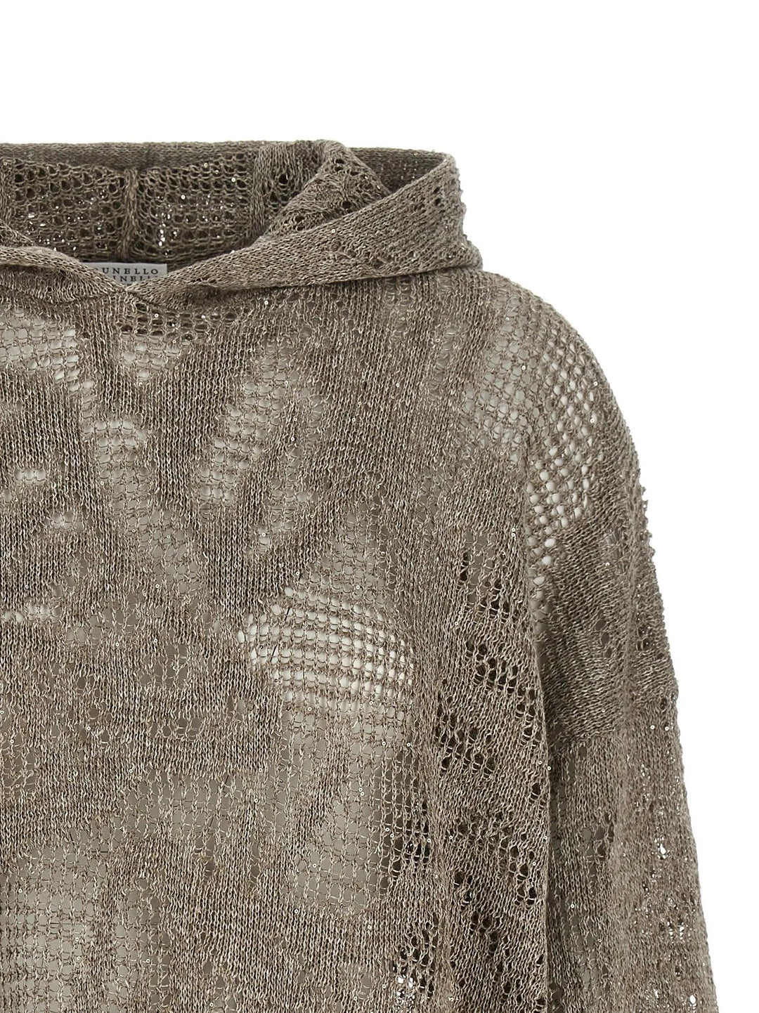 Brunello Cucinelli Sample Sale | Brunello Cucinelli Brown Linen Cardigan - | Designer outlet