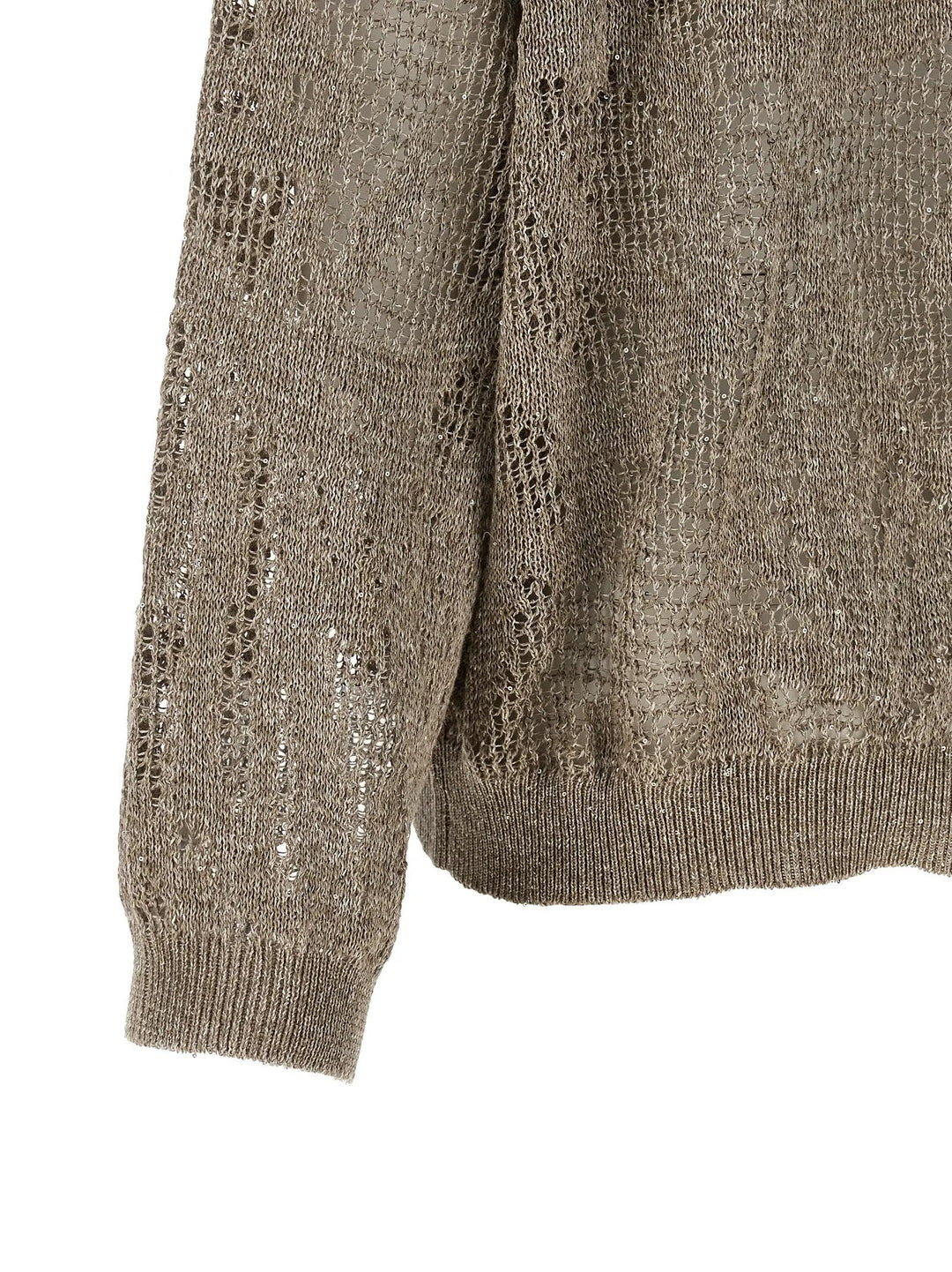 Brunello Cucinelli Sample Sale | Brunello Cucinelli Brown Linen Cardigan - | Designer outlet