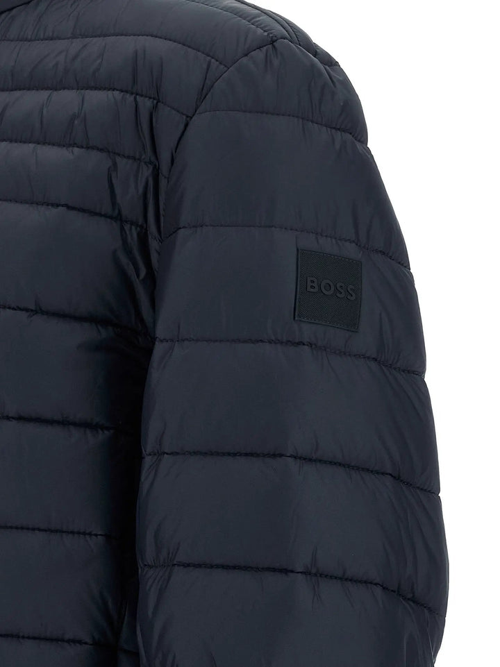 Hugo Boss Sample Sale | Hugo Boss Blue Polyamide Full-Length Jacket - | Designer outlet
