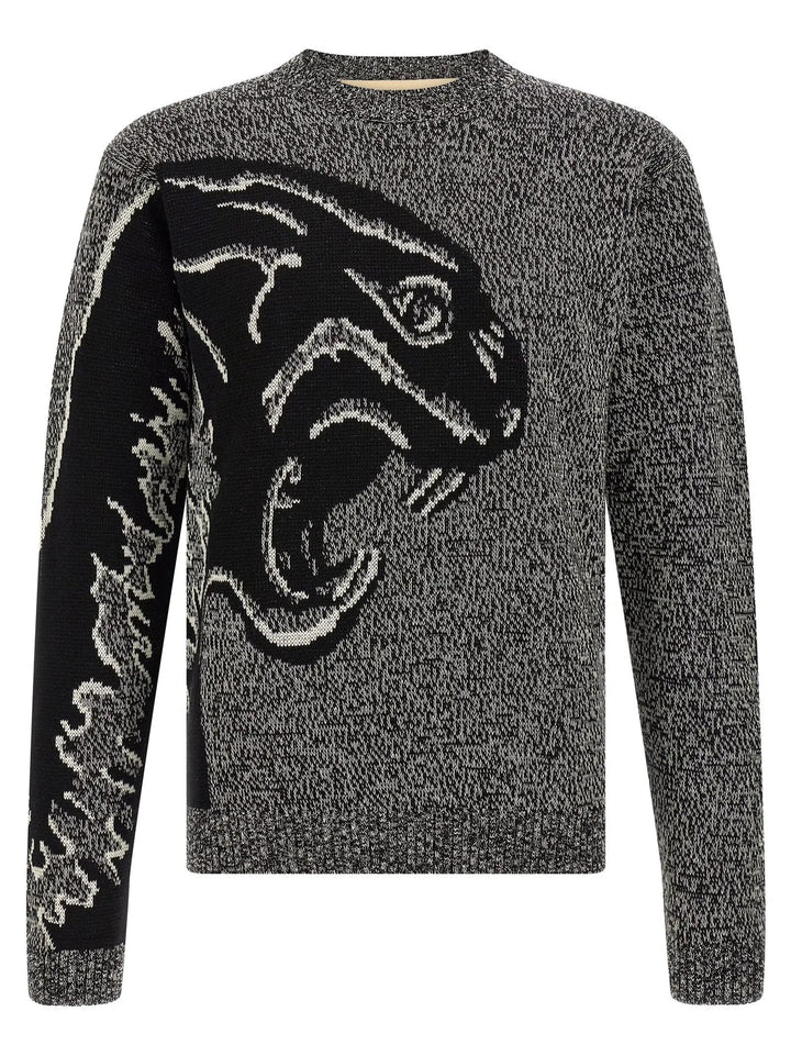 Valentino Garavani Sample Sale | Valentino Garavani Bicolor Virgin Wool Cardigan - | Designer outlet