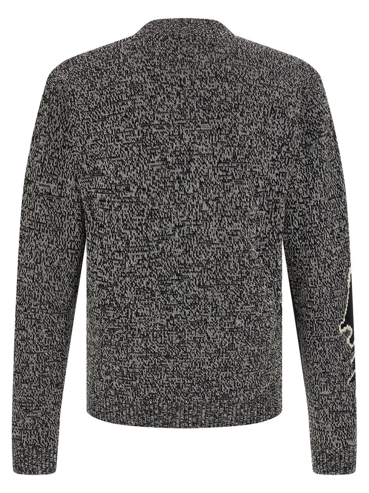 Valentino Garavani Sample Sale | Valentino Garavani Bicolor Virgin Wool Cardigan - | Designer outlet