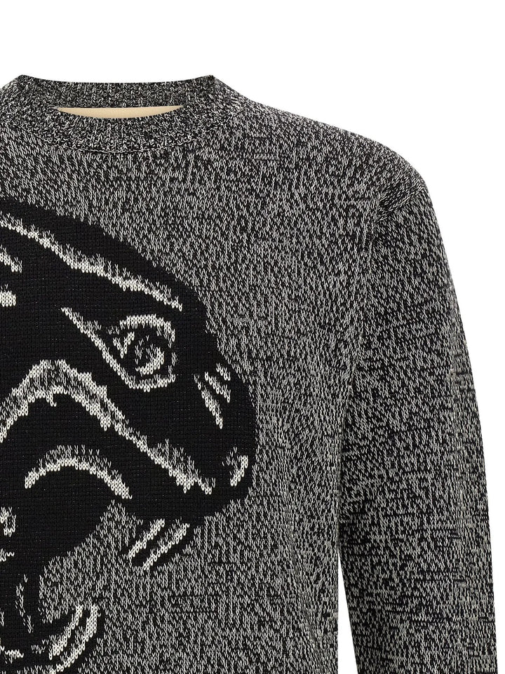 Valentino Garavani Sample Sale | Valentino Garavani Bicolor Virgin Wool Cardigan - | Designer outlet