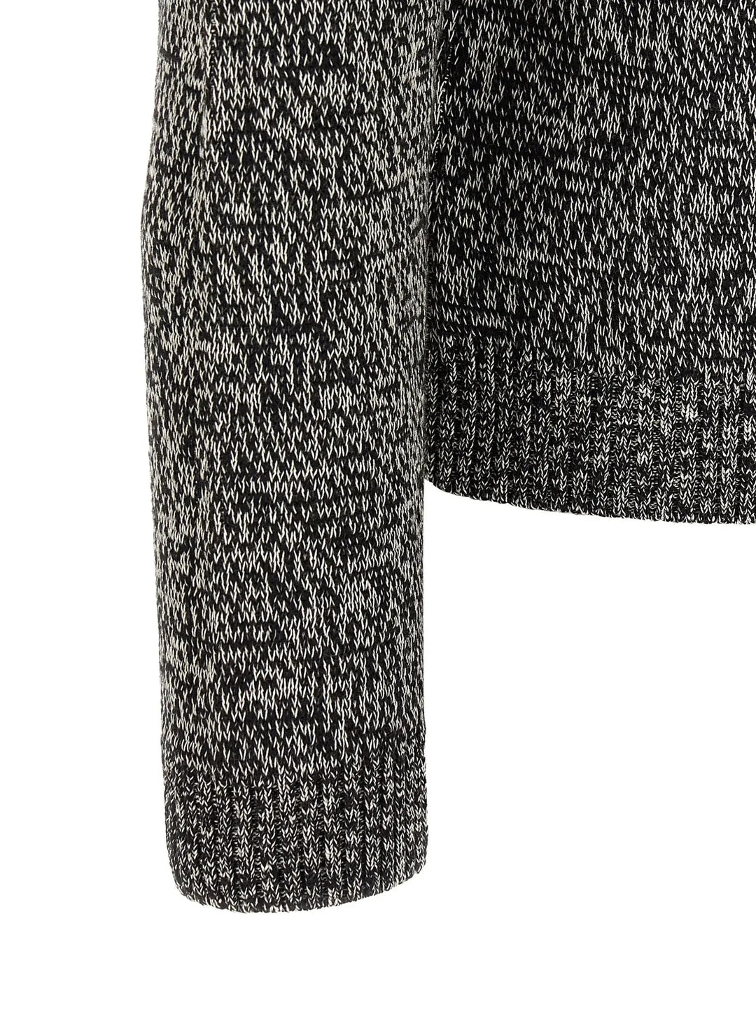 Valentino Garavani Sample Sale | Valentino Garavani Bicolor Virgin Wool Cardigan - | Designer outlet