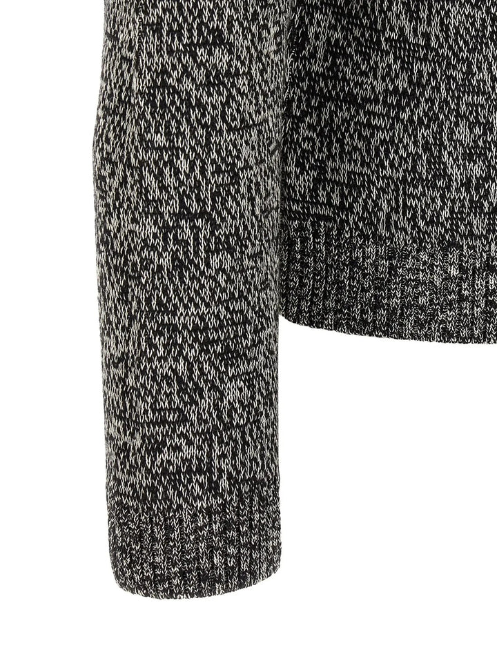Valentino Garavani Sample Sale | Valentino Garavani Bicolor Virgin Wool Cardigan - | Designer outlet