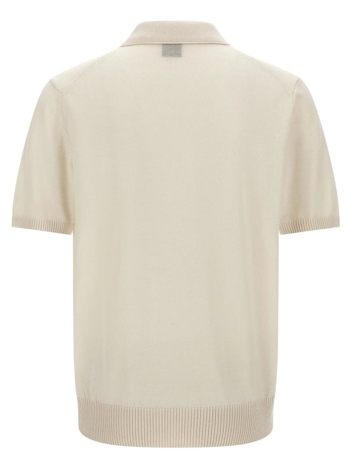 Hugo Boss Sample Sale | Hugo Boss White Virgin Wool Polo Shirt - | Designer outlet
